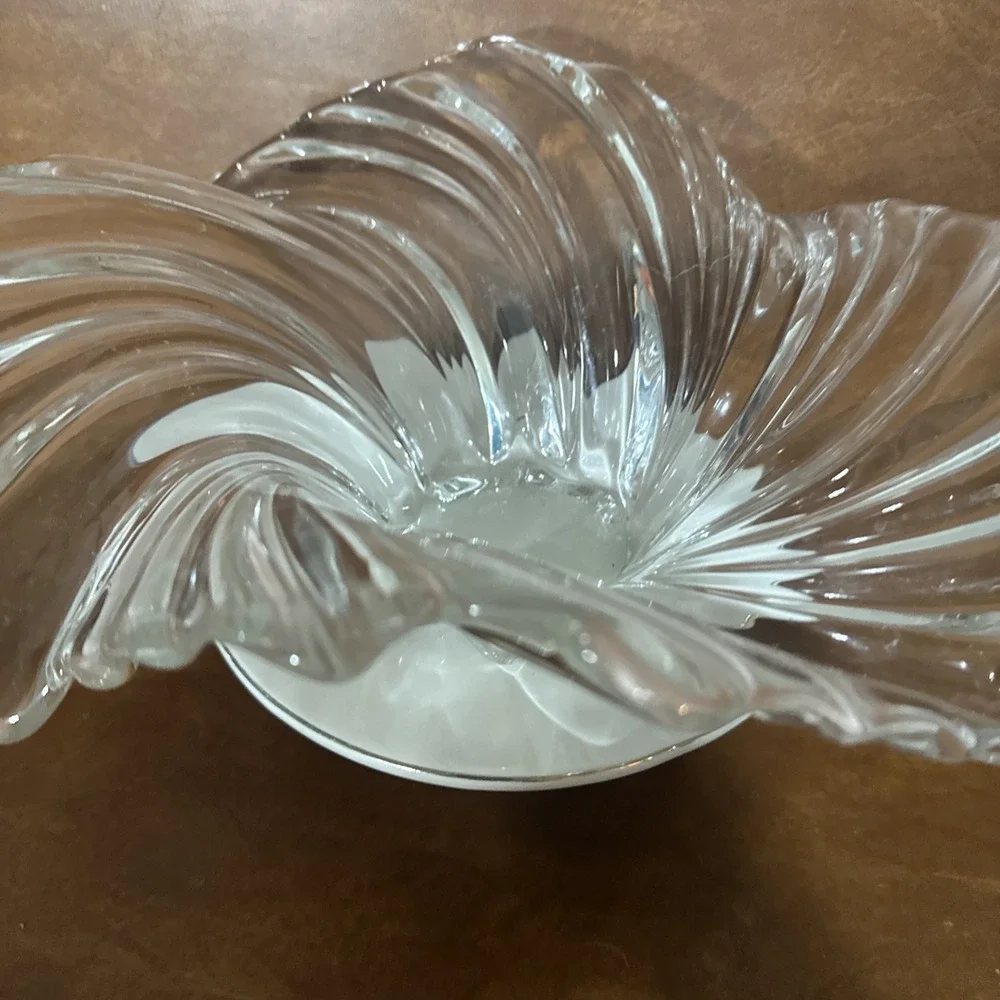 Mikasa Belle Epoque Crystal Centerpiece Bowl 12.5